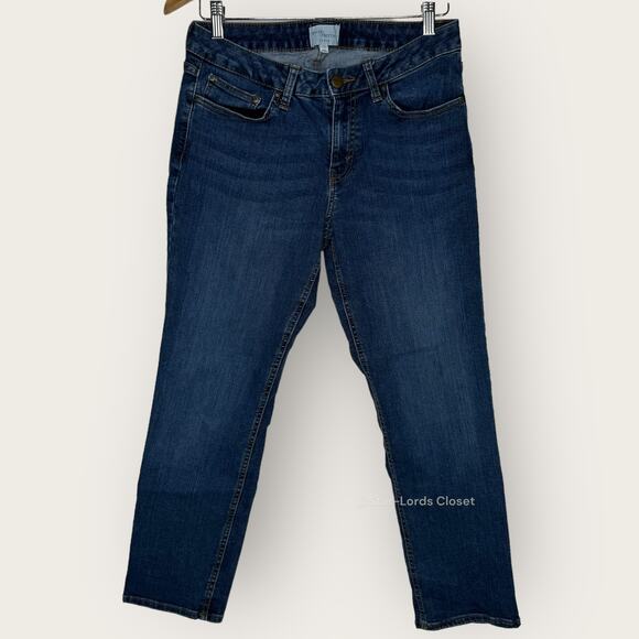 Daily Ritual Denim Slim Fit Girlfriend Jean | Size 29 | Medium Wash Mid-Rise - Picture 1 of 9